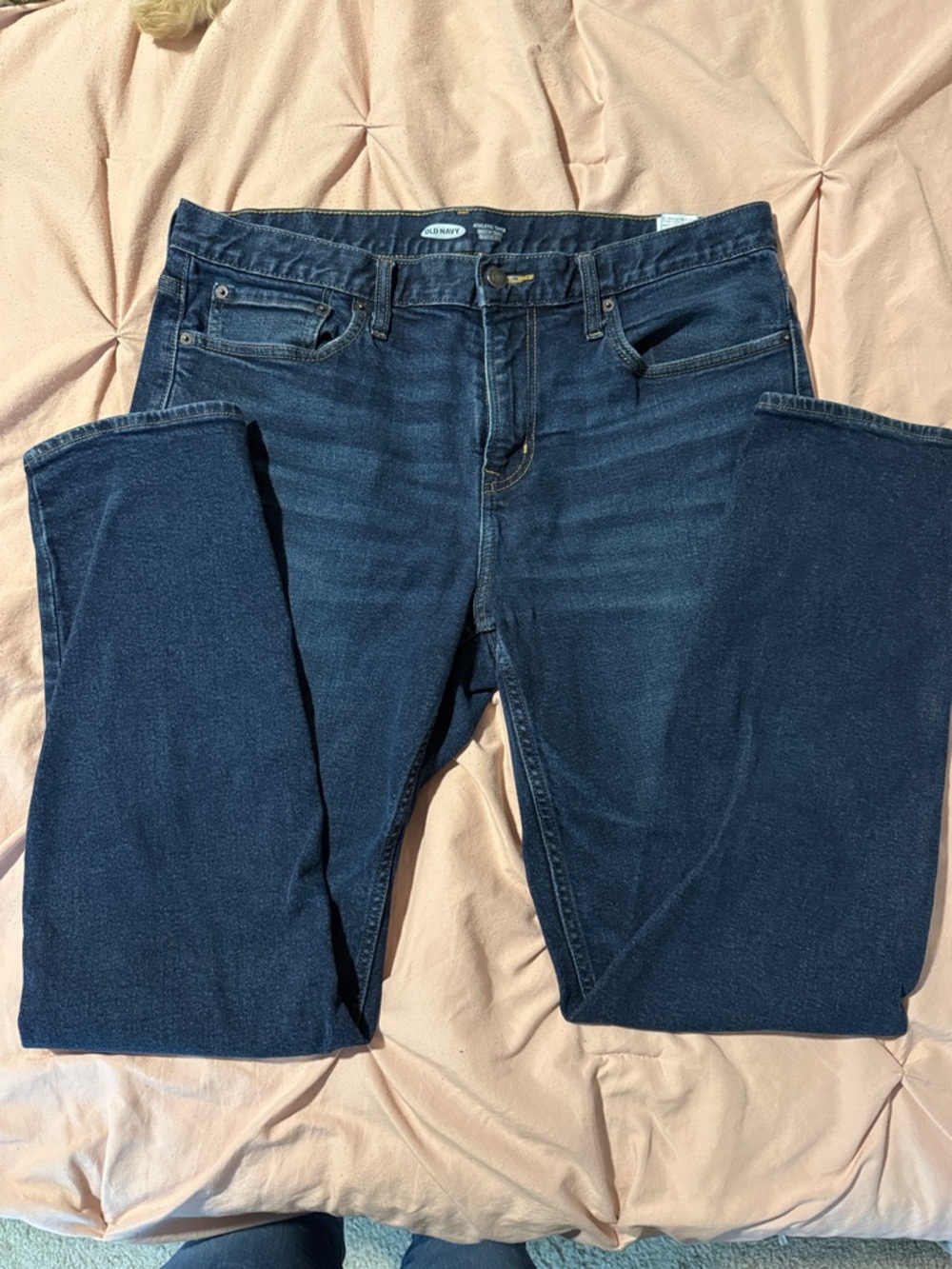 Old Navy Men's Dark Blue Straight Jeans